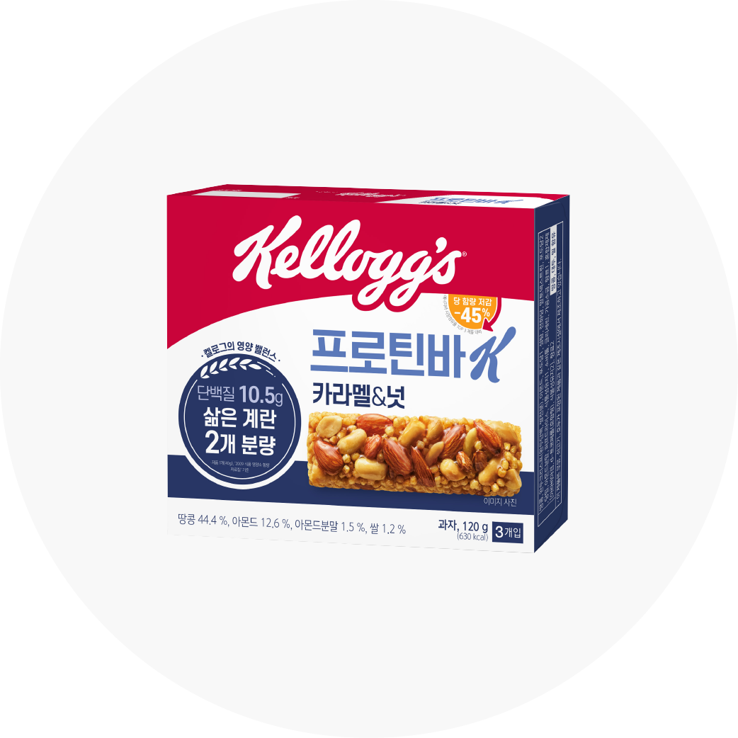 프로틴바K 카라멜&넛