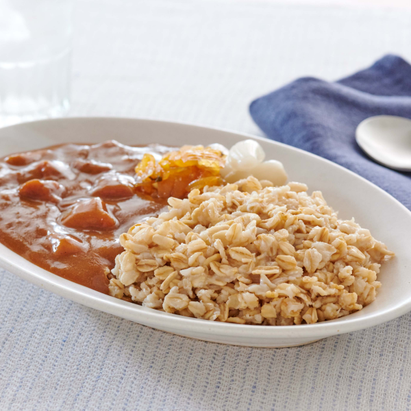 카레 통귀리 덮밥