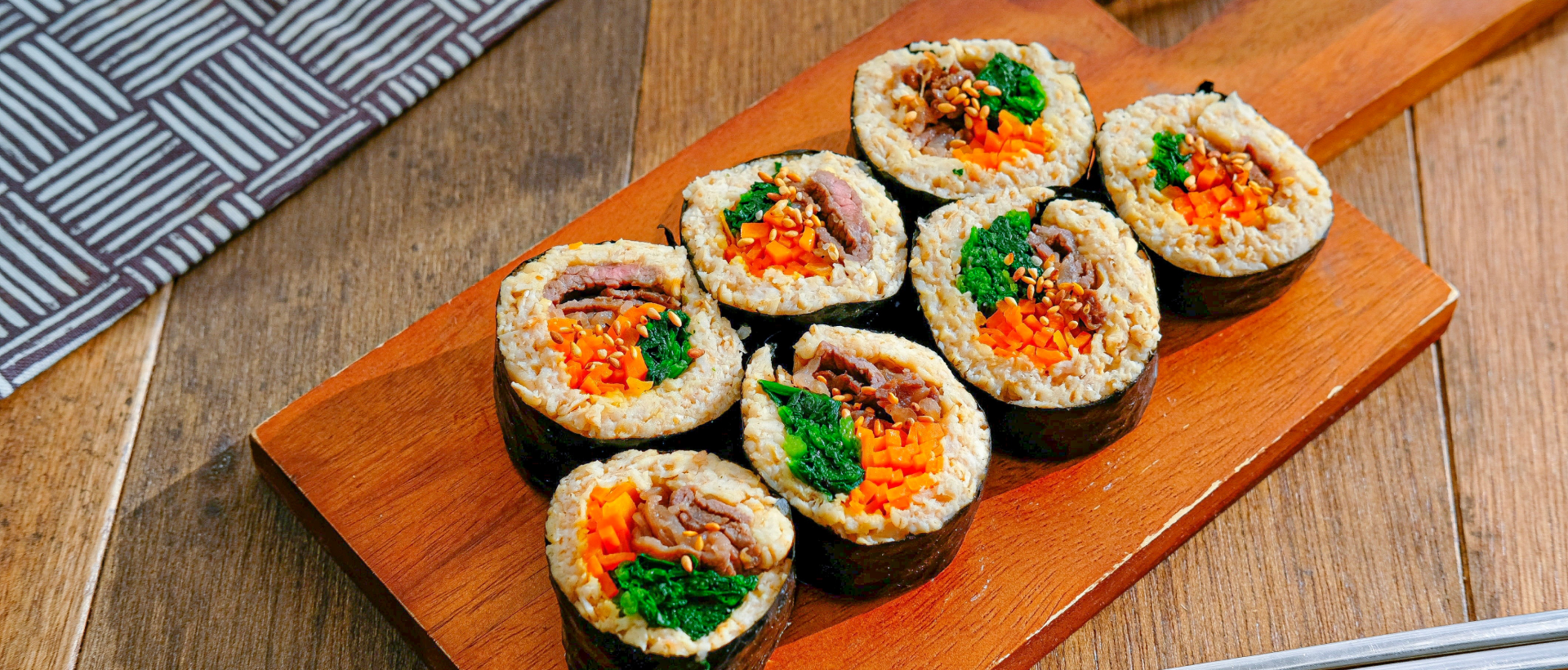 영양 가득 통귀리 김밥
